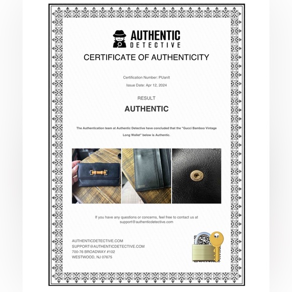 SOLD ❌ Gucci Vintage Bamboo Long Wallet - Picture 9 of 9